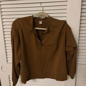 Old Navy Brown Knit Pullover Sweater